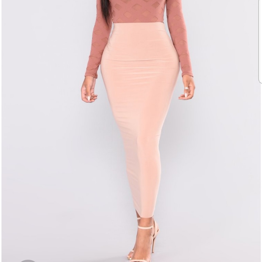 Fashionnova long pencil skirt
